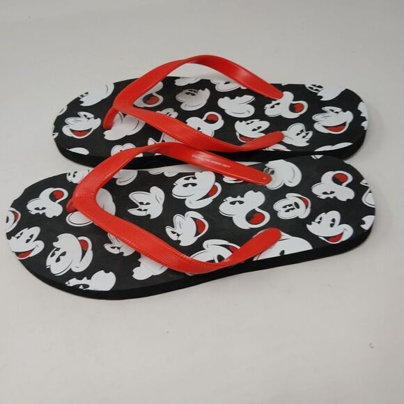 Men's Micky Mouse Flip Flops. - Picture 10 of 11